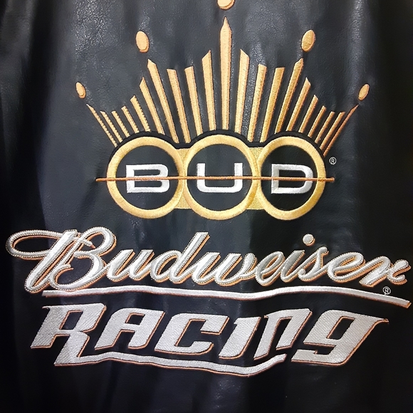 VINTAGE "BUD" BUDWEISER RACING JACKET - Picture 5 of 6
